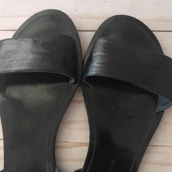 Black real leather sandals - Picture 6 of 10